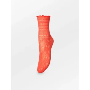 Becks�ndergaard - Str�mper - Bloom Lace - Grenadine Red