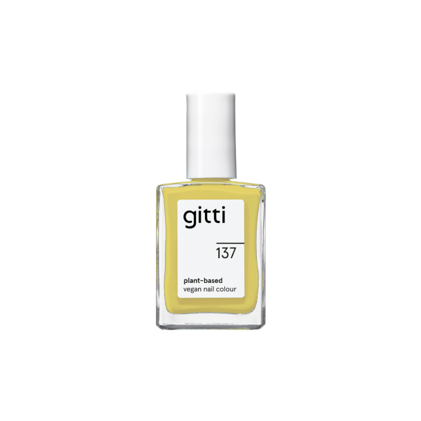 Gitti - Neglelak 137 - Uplifting Yellow, 15 ml