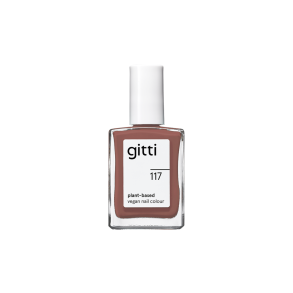 Gitti - Neglelak 117 - Hazelnut Brown, 15 ml