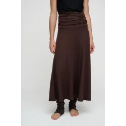 Moshi Moshi Mind - Gracious Skirt - Dark Brown