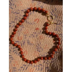 Craft Sisters - Aunties Halskde - Red Jasper