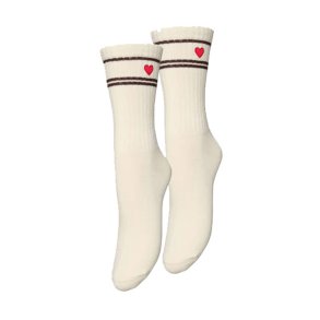 Becks�ndergaard - Str�mper - Hjerte foreningen - Brown/Red