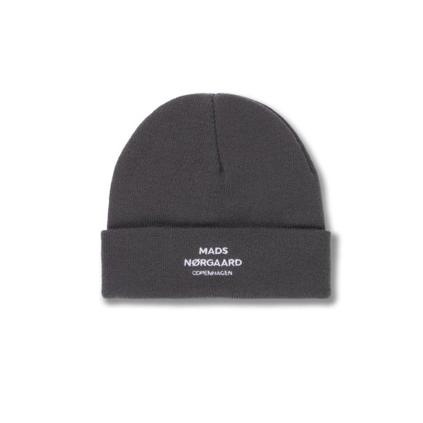 Mads Nrgaard - Hue Isak Logo Ambas Beanie - Beluga