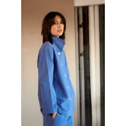 Moshi Moshi Mind - Jakke Higher Shirt Crepe - Heaven Blue