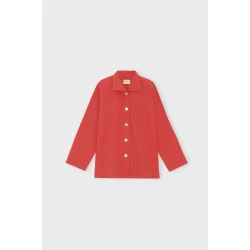 Moshi Moshi Mind - Jakke Higher Shirt Crepe - Cranberry