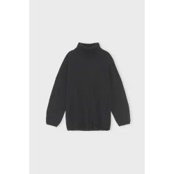 Moshi Moshi Mind - Strik - Honest Knit Roll-Neck - Black