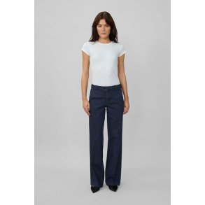 My Essential Wardrobe - Jeans The Lara MW - Dark Blue Un-Wash