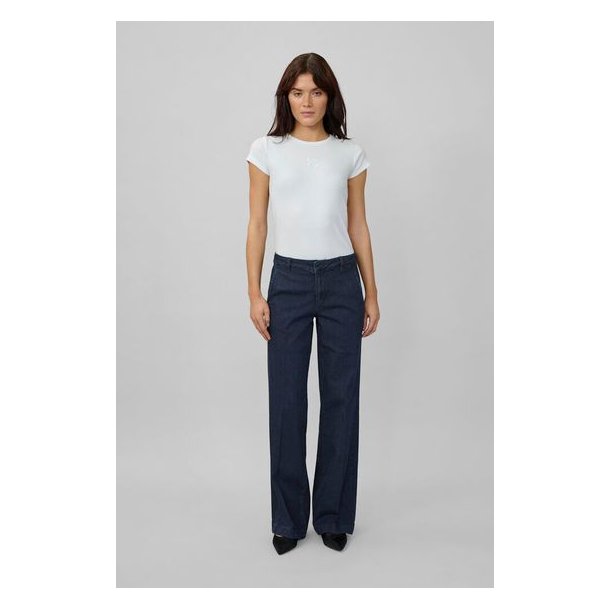 My Essential Wardrobe - Jeans The Lara MW - Dark Blue Un-Wash