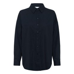 My Essential Wardrobe - Skjorte - Sunna Boxy Shirt - Sort
