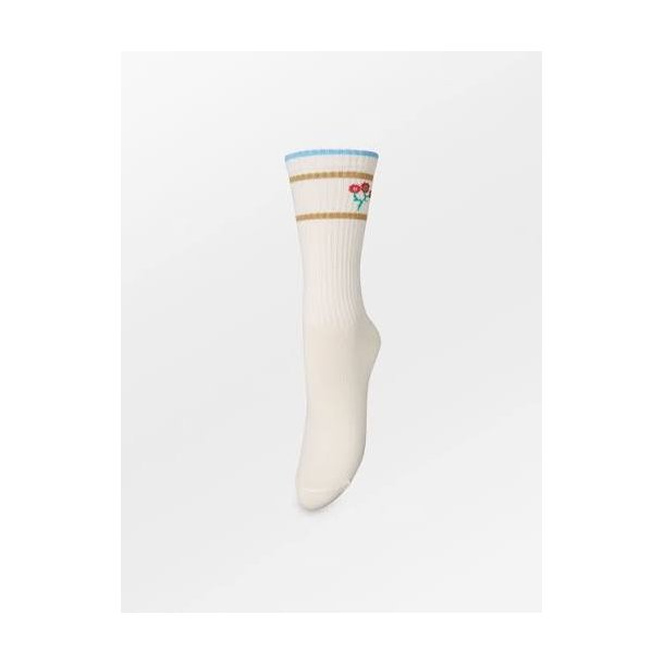 Becks�ndergaard - Str�mper - Sporty Flotile Cotta Sock -Birch White