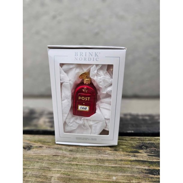 Brink Nordic - Julekugle - Postkasse Fan