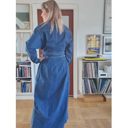 Lee - Kjole - Belted Western Dress - Blue Fusion