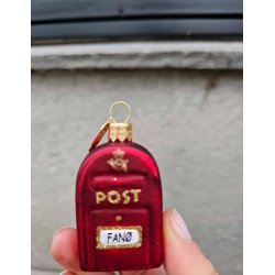 Brink Nordic - Julekugle - Postkasse Fan