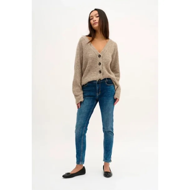 My Essential Wardrobe - The Knit Cardigan - Dune Melange