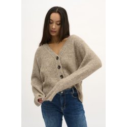 My Essential Wardrobe - The Knit Cardigan - Dune Melange