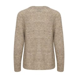 My Essential Wardrobe - The Knit Cardigan - Dune Melange