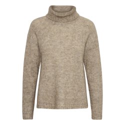 My Essential Wardrobe - The Knit Rollneck - Dune Melange