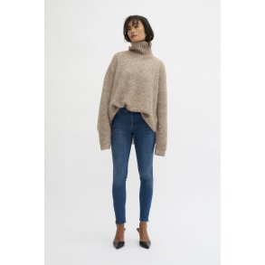 My Essential Wardrobe - The Knit Rollneck - Dune Melange