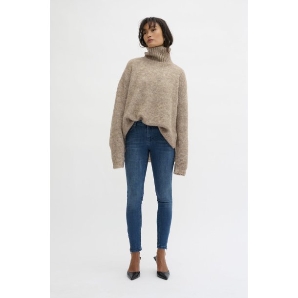 My Essential Wardrobe - The Knit Rollneck - Dune Melange