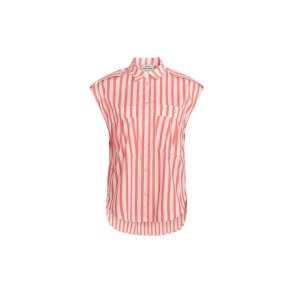 Mads Nrgaard - Skjorte - Organic Poplin Kriz - Cherry Tomato