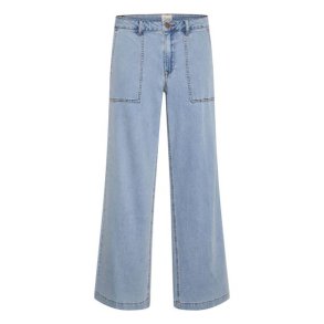 My Essential Wardrobe - Jeans - Lara 115 Wide Pant - Light Blue Wash