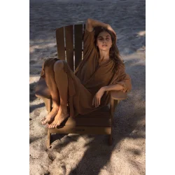 Moshi Moshi Mind - Laurella shirtdress Crepe - Camel