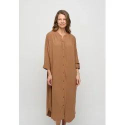 Moshi Moshi Mind - Laurella shirtdress Crepe - Camel