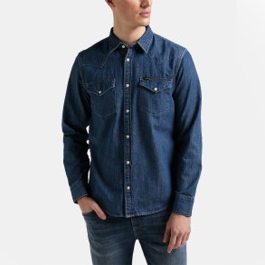 Lee - Skjorte Regular Western - Dipped Blue
