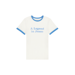 Wrangler - T-Shirt - Ringer Tee - Vintage White