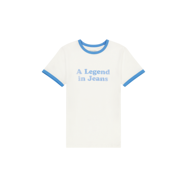 Wrangler - T-Shirt - Ringer Tee - Vintage White