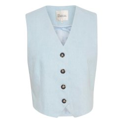 My Essential Wardrobe - Vest Winnie MW  - Light Blue Retro