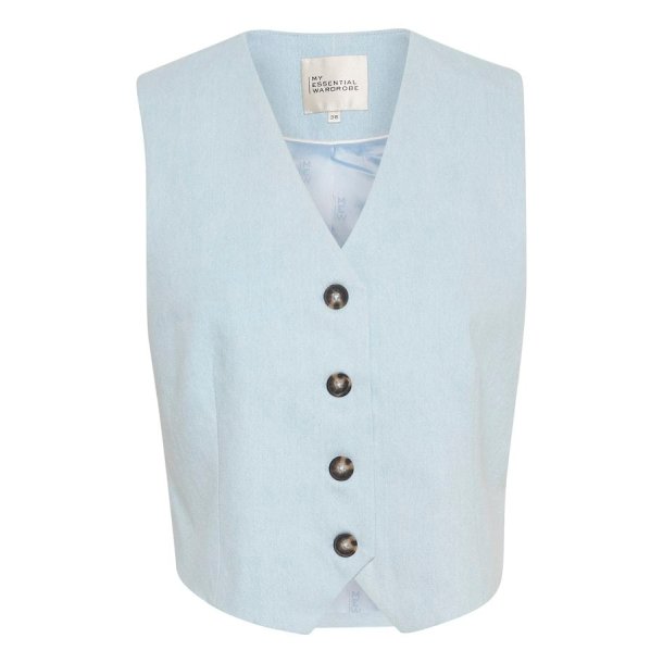 My Essential Wardrobe - Vest Winnie MW  - Light Blue Retro