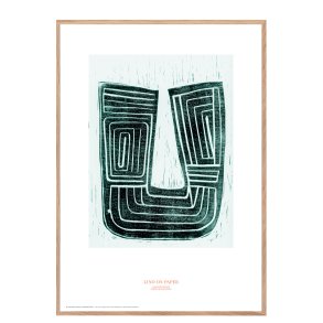 Permild og Rosengreen - Indrammet Plakat - Lino on Paper.  OBS: SENDES IKKE