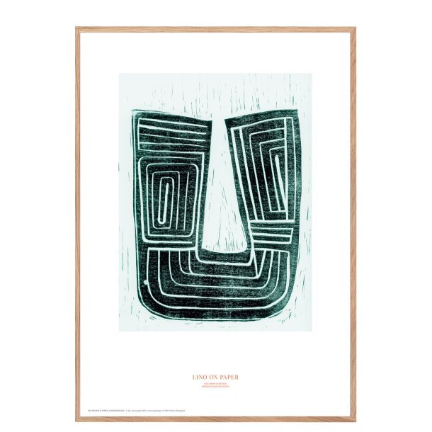 Permild og Rosengreen - Indrammet Plakat - Lino on Paper.  OBS: SENDES IKKE