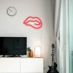 Candy Shock - LED Neonskilt - Small Biting Lip