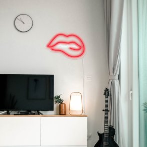 Candy Shock - LED Neonskilt - Small Biting Lip