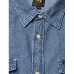 Lee - Skjorte Regular Western - Shasta Blue