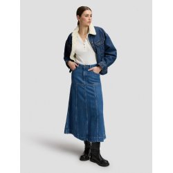 Lee - Nederdel Seamed Midi Skirt - Torrential