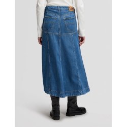 Lee - Nederdel Seamed Midi Skirt - Torrential