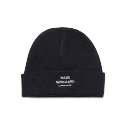 Mads Nrgaard - Hue Isak Ambas Logo Beanie - Black