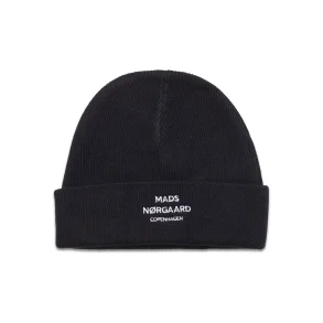 Mads Nrgaard - Hue Isak Ambas Logo Beanie - Black