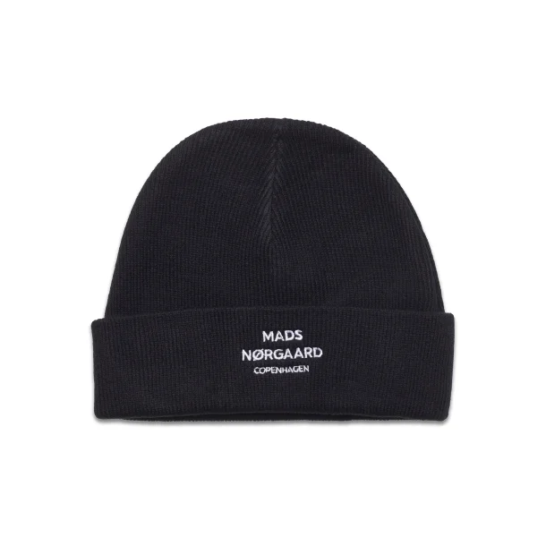 Mads Nrgaard - Hue Isak Ambas Logo Beanie - Black