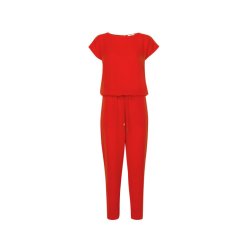 Mads Nrgaard - Buksedragt Crepe georgette Cavi - Warm Red