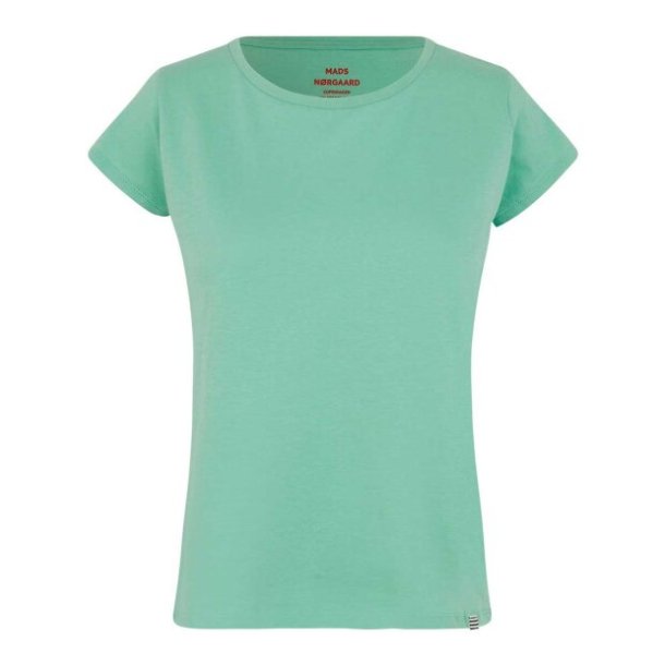 Mads Nrgaard - T-shirt Organic Favorite Teasy tee - Creme de Menthe