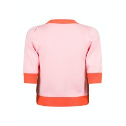 Neo Noir - Cardigan - Marsia Blok Knit Cardigan Pink