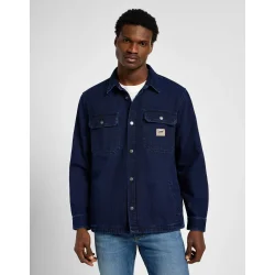 Lee - Workwear Overshirt - Medium Worn Wash