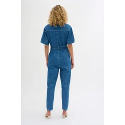 My Essential Wardrobe - Buksedragt Malo - Medium Blue Vintage Wash