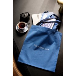 Moshi Moshi Mind - Tote Bag Hverdagslinier - Bright Blue