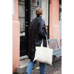  Moshi Moshi Mind - Medium Dot Bag - Ecru/Black