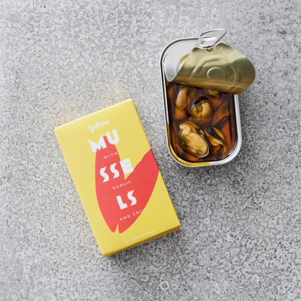 Grndals - MUSSELS  with garlic and chili - Muslinger